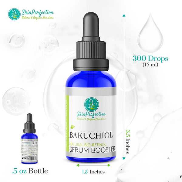 Size of bakuchiol for convenient daily application